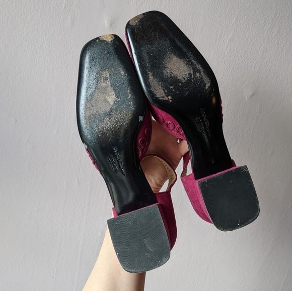 Salvatore Ferragamo Suede Heels - Picture 10 of 10